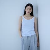 バイカラーパイピングタンクトップ | VICKY | 詳細画像4 