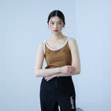 バイカラーパイピングタンクトップ | VICKY | 詳細画像6 