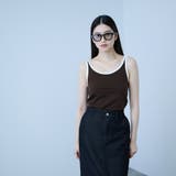 バイカラーパイピングタンクトップ | VICKY | 詳細画像8 