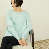 ブルー | 【一日、清潔感。】汗じみケア ひんやりロングスリーブ | VICKY