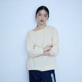 オフホワイト | 【着回し抜群】マルチネックスウェット | VICKY