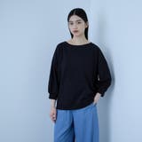 ネイビー | 【着回し抜群】マルチネックスウェット | VICKY