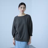 チャコールグレー | 【着回し抜群】マルチネックスウェット | VICKY