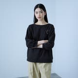 【大人の抜け感】ワッペンマルチネックスウェット | VICKY | 詳細画像3 