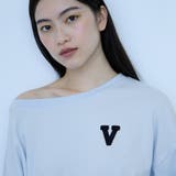 【大人の抜け感】ワッペンマルチネックスウェット | VICKY | 詳細画像7 