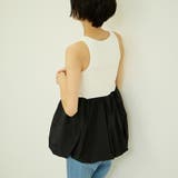 異素材切り替えバルーンタンク | VICKY | 詳細画像3
