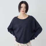 ネイビー | バックレースプルオーバー | VICKY