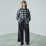 シアーレザー調イージーテーパードパンツ≪手洗い可能≫ | VICKY | 詳細画像11