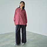 シアーレザー調イージーテーパードパンツ≪手洗い可能≫ | VICKY | 詳細画像12