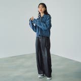 シアーレザー調イージーテーパードパンツ≪手洗い可能≫ | VICKY | 詳細画像13