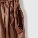 シアーレザー調イージーテーパードパンツ≪手洗い可能≫ | VICKY | 詳細画像21