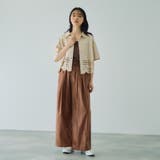 シアーレザー調イージーテーパードパンツ≪手洗い可能≫ | VICKY | 詳細画像3