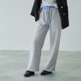 配色ドッキングスウェットパンツ≪セットアップ対応/手洗い可能≫ | VICKY | 詳細画像1