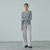 配色ドッキングスウェットパンツ≪セットアップ対応/手洗い可能≫ | VICKY | 詳細画像17