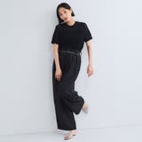ライトツィード2タックパンツ≪セットアップ対応/手洗い可能≫ | VICKY | 詳細画像3
