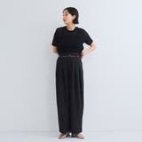 ライトツィード2タックパンツ≪セットアップ対応/手洗い可能≫ | VICKY | 詳細画像4