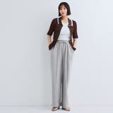 ミニ裏毛ピンタックワイドパンツ≪手洗い可能≫ | VICKY | 詳細画像13 