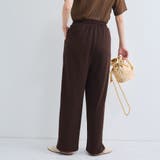 ミニ裏毛ピンタックワイドパンツ≪手洗い可能≫ | VICKY | 詳細画像4 