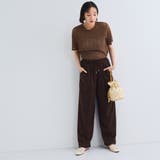 ミニ裏毛ピンタックワイドパンツ≪手洗い可能≫ | VICKY | 詳細画像5 