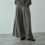 リヨセルタックフレアパンツ≪洗濯機で洗える≫ | VICKY | 詳細画像1