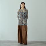 ヘビーサテンタックワイドパンツ≪手洗い可能≫ | VICKY | 詳細画像4