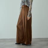 ヘビーサテンタックワイドパンツ≪手洗い可能≫ | VICKY | 詳細画像7