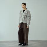 軽量ボンディングイージーワイドパンツ≪洗濯機で洗える≫ | VICKY | 詳細画像12