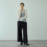 軽量ボンディングイージーワイドパンツ≪洗濯機で洗える≫ | VICKY | 詳細画像2