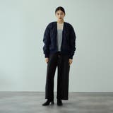 軽量ボンディングイージーワイドパンツ≪洗濯機で洗える≫ | VICKY | 詳細画像3
