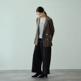 軽量ボンディングイージーワイドパンツ≪洗濯機で洗える≫ | VICKY | 詳細画像4