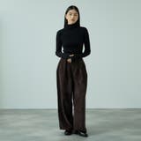 サージ2タックワイドパンツ≪手洗い可能≫ | VICKY | 詳細画像10 