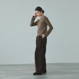 サージ2タックワイドパンツ≪手洗い可能≫ | VICKY | 詳細画像12 