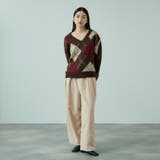 サージ2タックワイドパンツ≪手洗い可能≫ | VICKY | 詳細画像16 