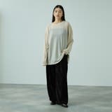 サージ2タックワイドパンツ≪手洗い可能≫ | VICKY | 詳細画像4 