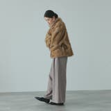 フィブリルサテンラップワイドパンツ≪洗濯機で洗える≫ | VICKY | 詳細画像10 