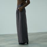 フィブリルサテンラップワイドパンツ≪洗濯機で洗える≫ | VICKY | 詳細画像12 