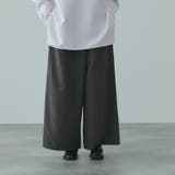 フィブリルサテンラップワイドパンツ≪洗濯機で洗える≫ | VICKY | 詳細画像14 