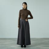 フィブリルサテンラップワイドパンツ≪洗濯機で洗える≫ | VICKY | 詳細画像15 