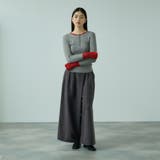 フィブリルサテンラップワイドパンツ≪洗濯機で洗える≫ | VICKY | 詳細画像16 