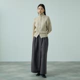 フィブリルサテンラップワイドパンツ≪洗濯機で洗える≫ | VICKY | 詳細画像17 