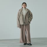 フィブリルサテンラップワイドパンツ≪洗濯機で洗える≫ | VICKY | 詳細画像4 