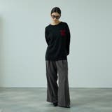 ストライプサイドラインワイドパンツ≪手洗い可能≫ | VICKY | 詳細画像11 