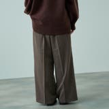 ストライプサイドラインワイドパンツ≪手洗い可能≫ | VICKY | 詳細画像3 