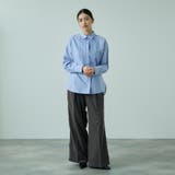 ストライプサイドラインワイドパンツ≪手洗い可能≫ | VICKY | 詳細画像9 