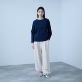 【着回し抜群】裏毛2タックパンツ | VICKY | 詳細画像15