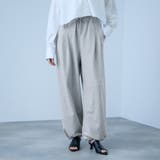 【着回し抜群】裏毛2タックパンツ | VICKY | 詳細画像3