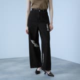 【大人の抜け感】デニムカットオフダメージパンツ | VICKY | 詳細画像1 