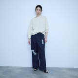 【大人の抜け感】デニムカットオフダメージパンツ | VICKY | 詳細画像9 