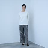 【大人の抜け感】デニムカットオフダメージパンツ | VICKY | 詳細画像14 