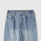 サイドゴムセンタープレス ストレートデニムパンツ | VICKY | 詳細画像15 